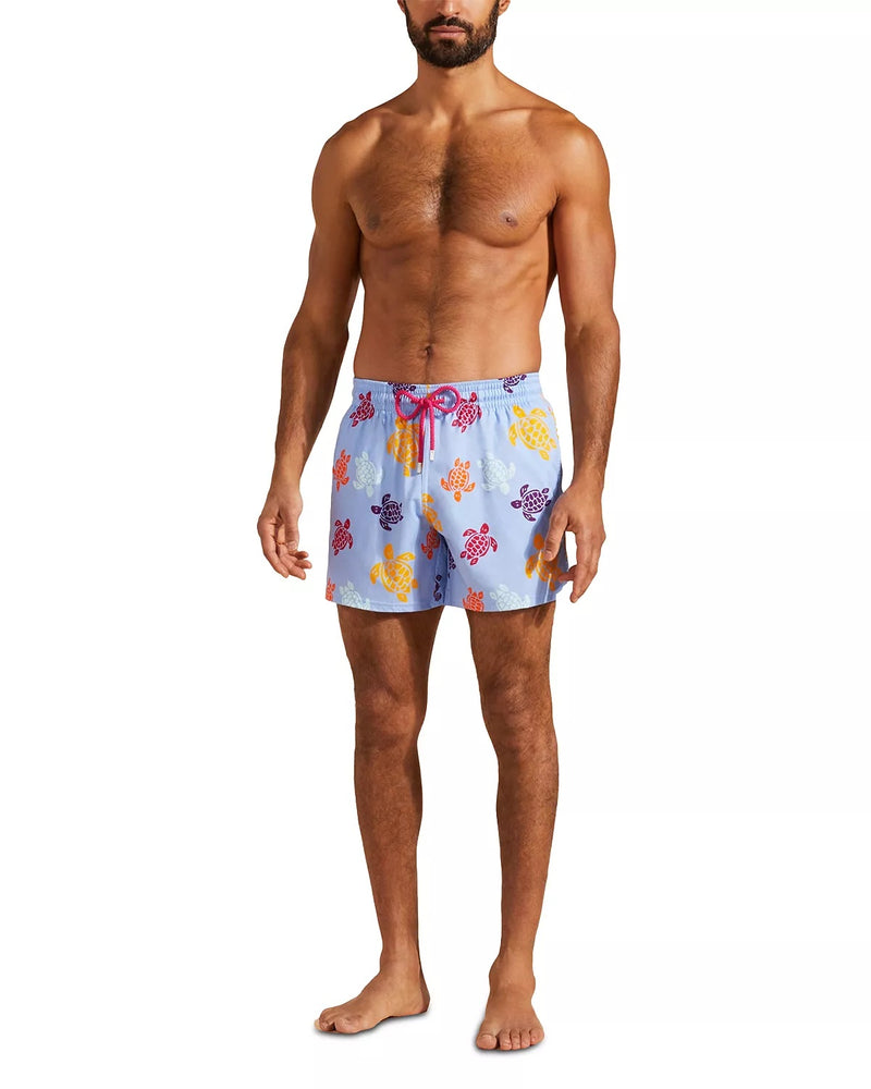 HERREN BADESHORTS MIT BESTICKTER RONDE DES TORTUES - LIMITIERTE EDITION