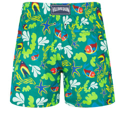 HERREN BADESHORTS MIT BESTICKTER RONDE DES TORTUES - LIMITIERTE EDITION