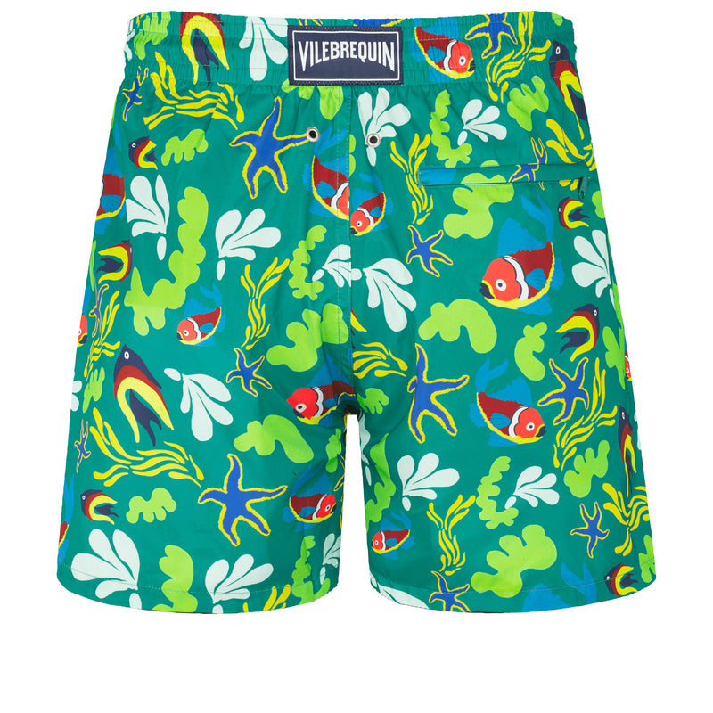 HERREN BADESHORTS MIT BESTICKTER RONDE DES TORTUES - LIMITIERTE EDITION