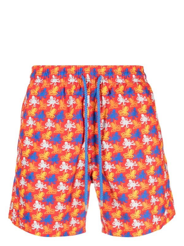 Red Moorea Swimtrunk