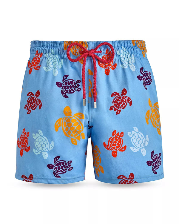HERREN BADESHORTS MIT BESTICKTER RONDE DES TORTUES - LIMITIERTE EDITION