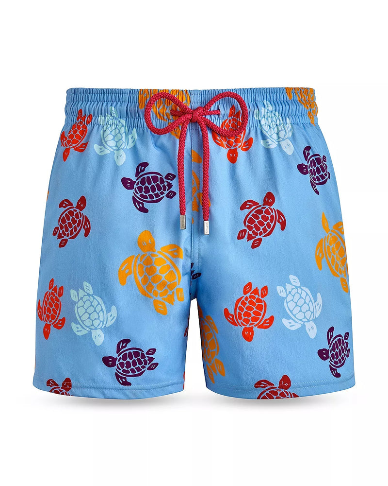 HERREN BADESHORTS MIT BESTICKTER RONDE DES TORTUES - LIMITIERTE EDITION