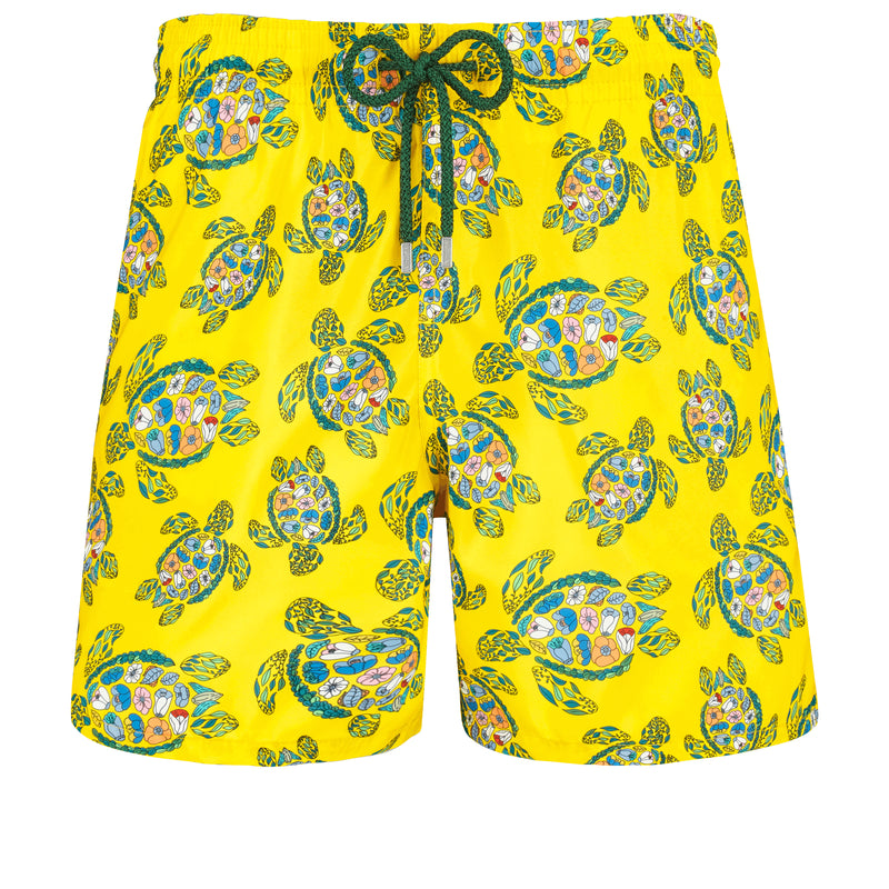 HERREN BADESHORTS MIT BESTICKTER RONDE DES TORTUES - LIMITIERTE EDITION