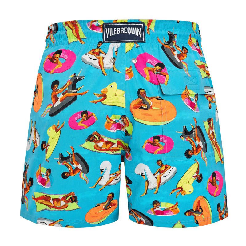 HERREN BADESHORTS MIT BESTICKTER RONDE DES TORTUES - LIMITIERTE EDITION