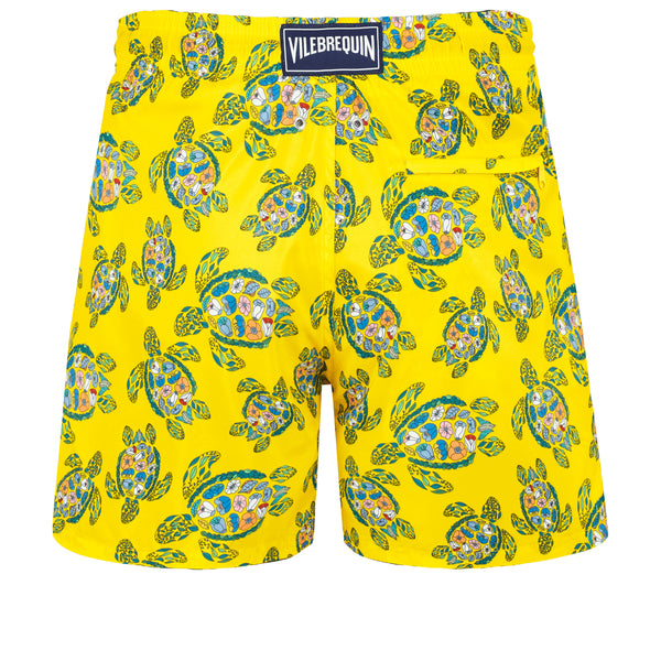 HERREN BADESHORTS MIT BESTICKTER RONDE DES TORTUES - LIMITIERTE EDITION