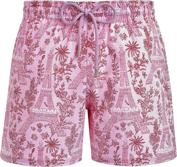 HERREN BADESHORTS MIT BESTICKTER RONDE DES TORTUES - LIMITIERTE EDITION