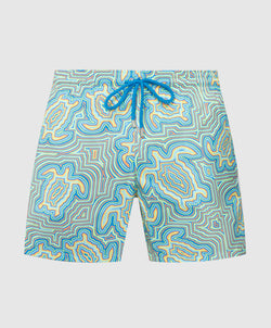 HERREN BADESHORTS MIT BESTICKTER RONDE DES TORTUES - LIMITIERTE EDITION