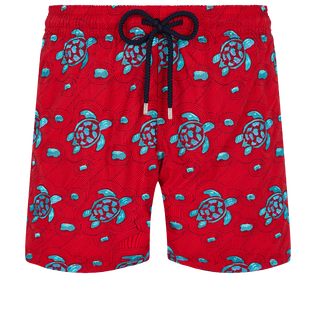 HERREN BADESHORTS MIT BESTICKTER RONDE DES TORTUES - LIMITIERTE EDITION
