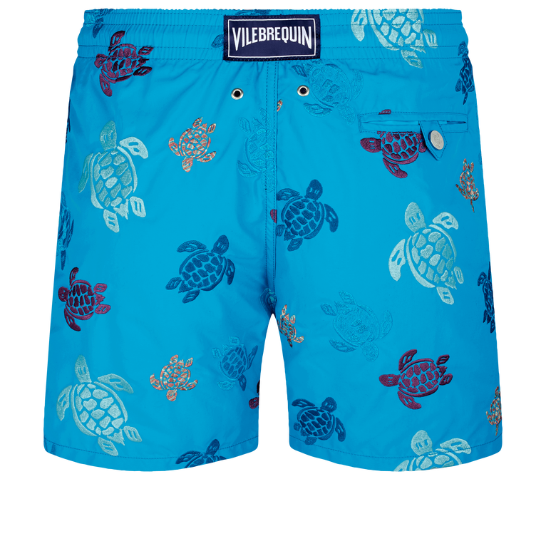 HERREN BADESHORTS MIT BESTICKTER RONDE DES TORTUES - LIMITIERTE EDITION