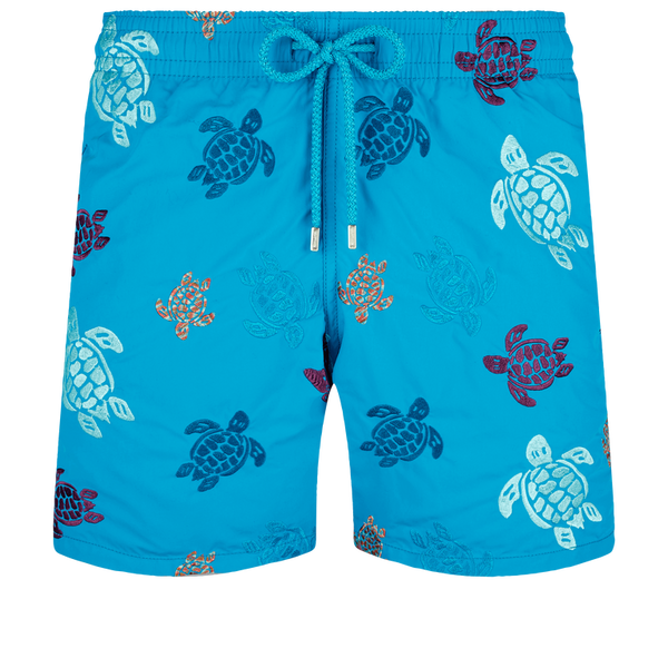 MEN SWIM SHORTS EMBROIDERED RONDE DES TORTUES - LIMITED EDITION