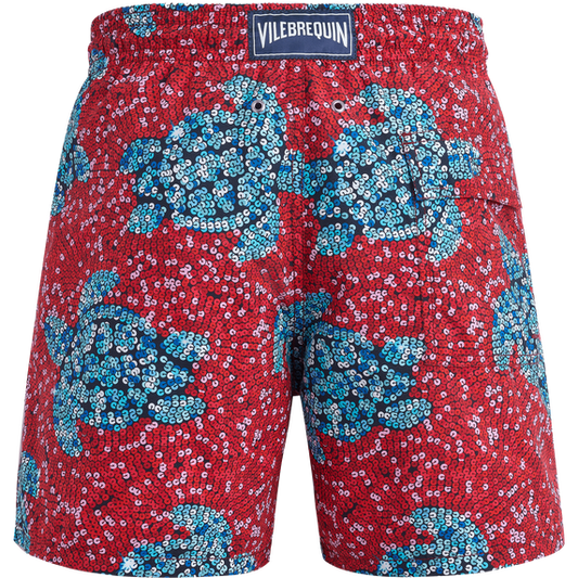 HERREN BADESHORTS TURTLES PAILLETTEN