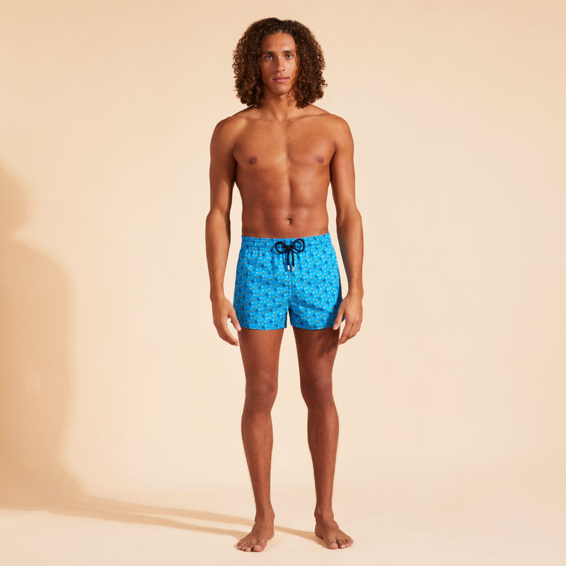 MEN SWIM SHORTS EMBROIDERED RONDE DES TORTUES - LIMITED EDITION