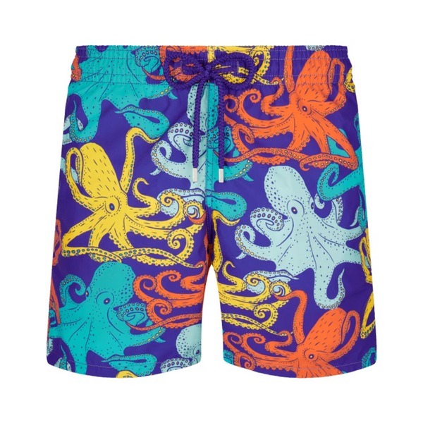 Moorea Swim Shorts Purple Blue