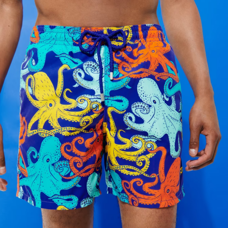 Moorea Swim Shorts Purple Blue