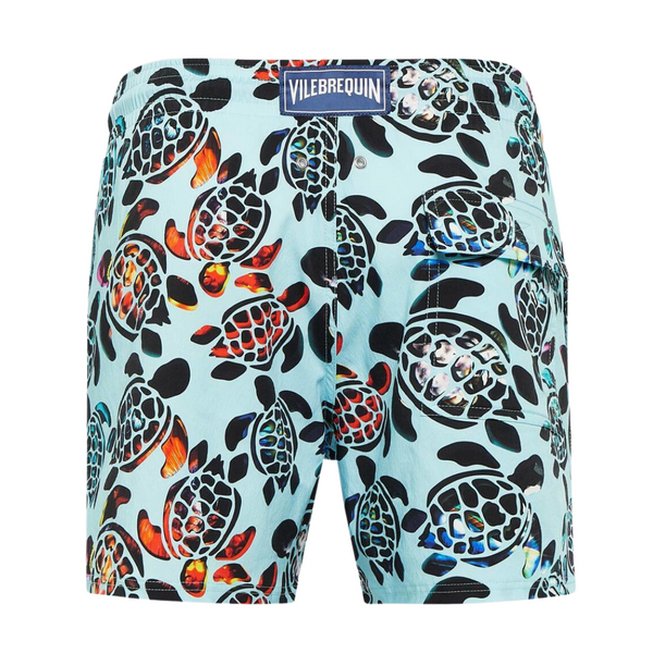 Men Stretch Swim Trunks Screen Turtles