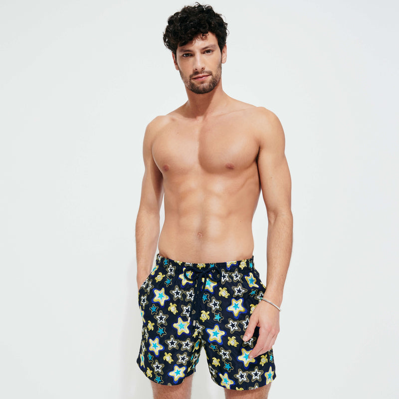Men Embroidered Swim Trunks Stars Gift - Limited Edition
