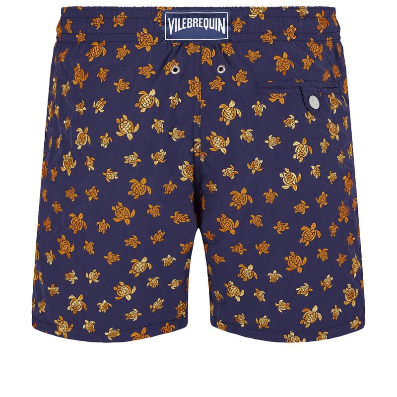 Men Embroidered Swim Trunks Micro Ronde Des Tortues - Limited Edition