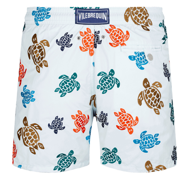 MEN SWIM SHORTS EMBROIDERED RONDE DES TORTUES - LIMITED EDITION