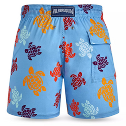 HERREN BADESHORTS MIT BESTICKTER RONDE DES TORTUES - LIMITIERTE EDITION