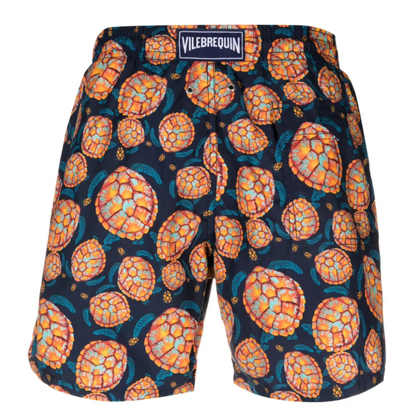 HERREN BADESHORTS MIT BESTICKTER RONDE DES TORTUES - LIMITIERTE EDITION