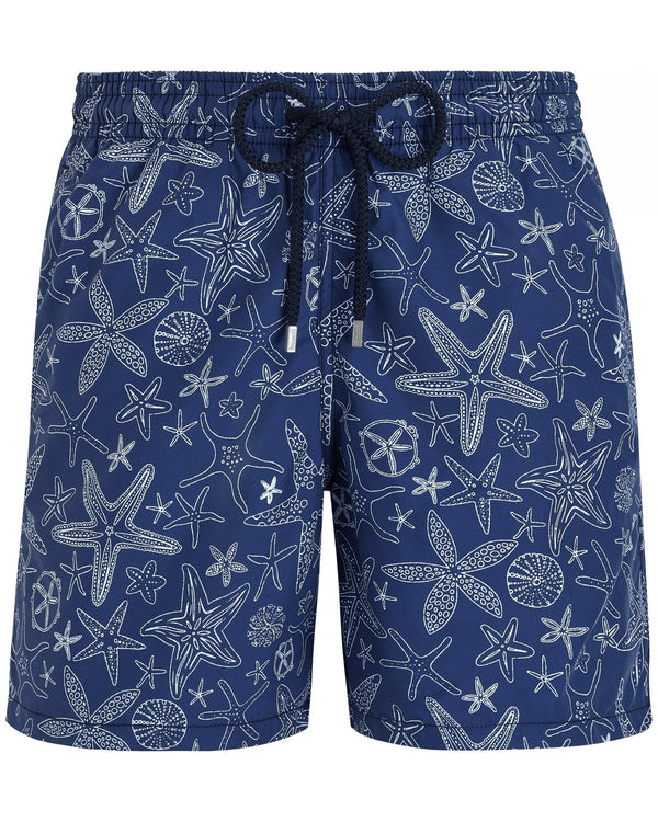 Mens Staelettes Bicolores Starfish Swimshorts Navy